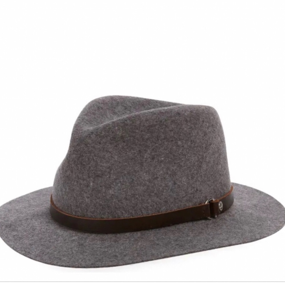 Rag & Bone floppy brim grey fedora hat S